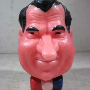 A wax copy of Nixons head